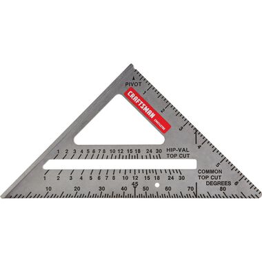 CRAFTSMAN 7 Inch Aluminum Rafter Square
