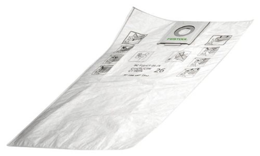 Festool Self Clean Filter Bag for CT36 E/CT36 AC (5pk), large image number 1