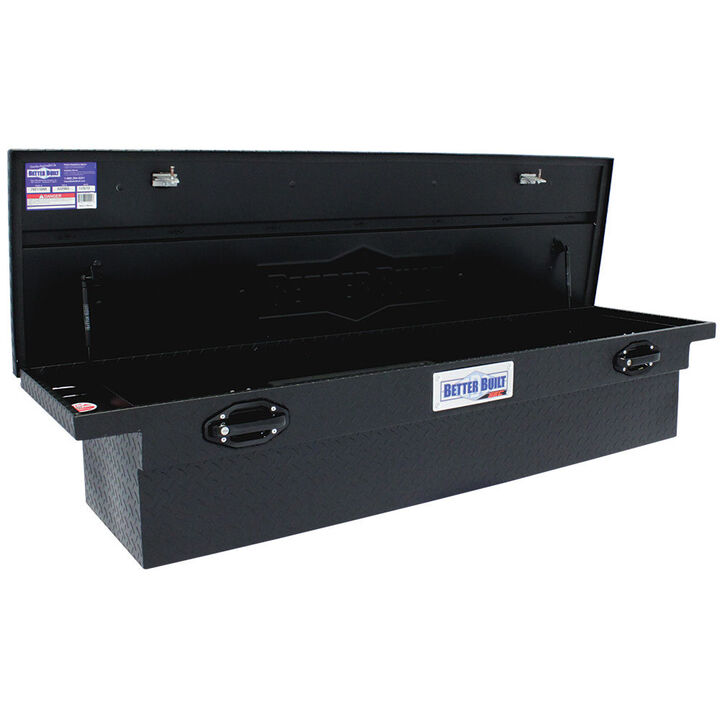 Better Built 69in SEC Saddle Truck Tool Box LOW PROFILE MATTE BLACK, large image number 1