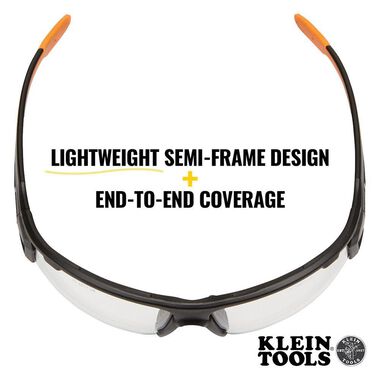 Klein Tools Pro Safety Glasses Semi Frame, large image number 3