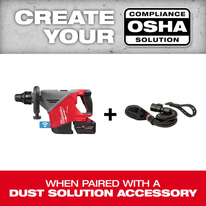 Milwaukee M18 FUEL 18 lb SDS MAX Demolition Hammer Kit with ONE-KEY, large image number 7