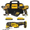 DEWALT 20V Max 2 Tool Combo Kit and Oscillating Tool Bundle, small image number 1