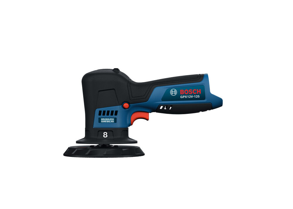 Bosch 12V 5 Inch Random Orbital Polisher (Bare Tool), large image number 3