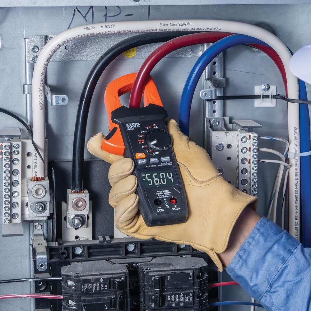 Klein Tools 600A AC/DC Auto-Ranging TRMS Clamp Meter with Worklight, large image number 8