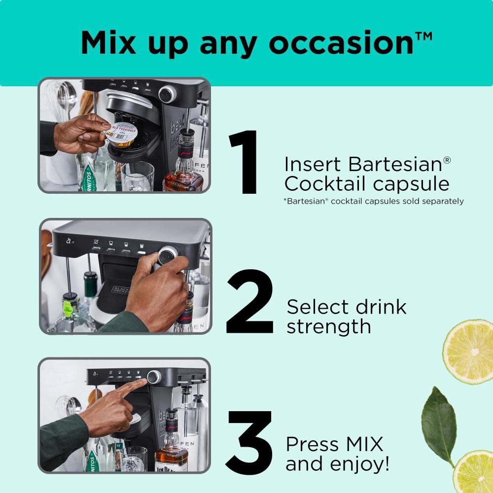 Black and Decker The Bev Cocktail Maker BEHB101 from Black and Decker