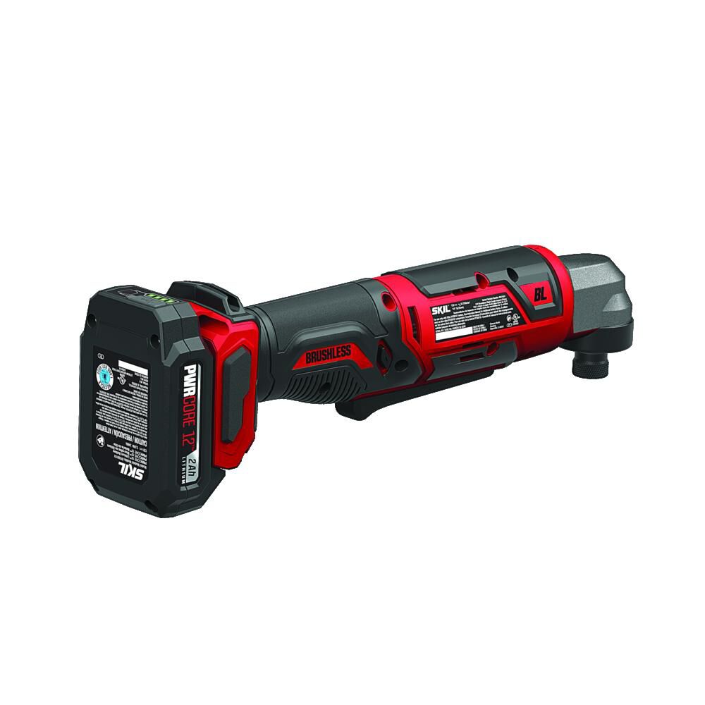 SKIL 12V 1 4 Hex Right Angle Impact Driver with Battery PWRJUMP RI574502 Acme Tools