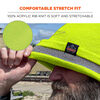 Ergodyne 6803ZI Reflective Beanie with UBCI Lime, small image number 2