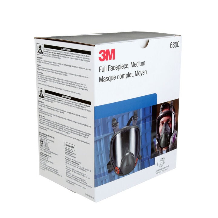 3M Full facepiece Reusable Respirator 6800 Medium, large image number 1