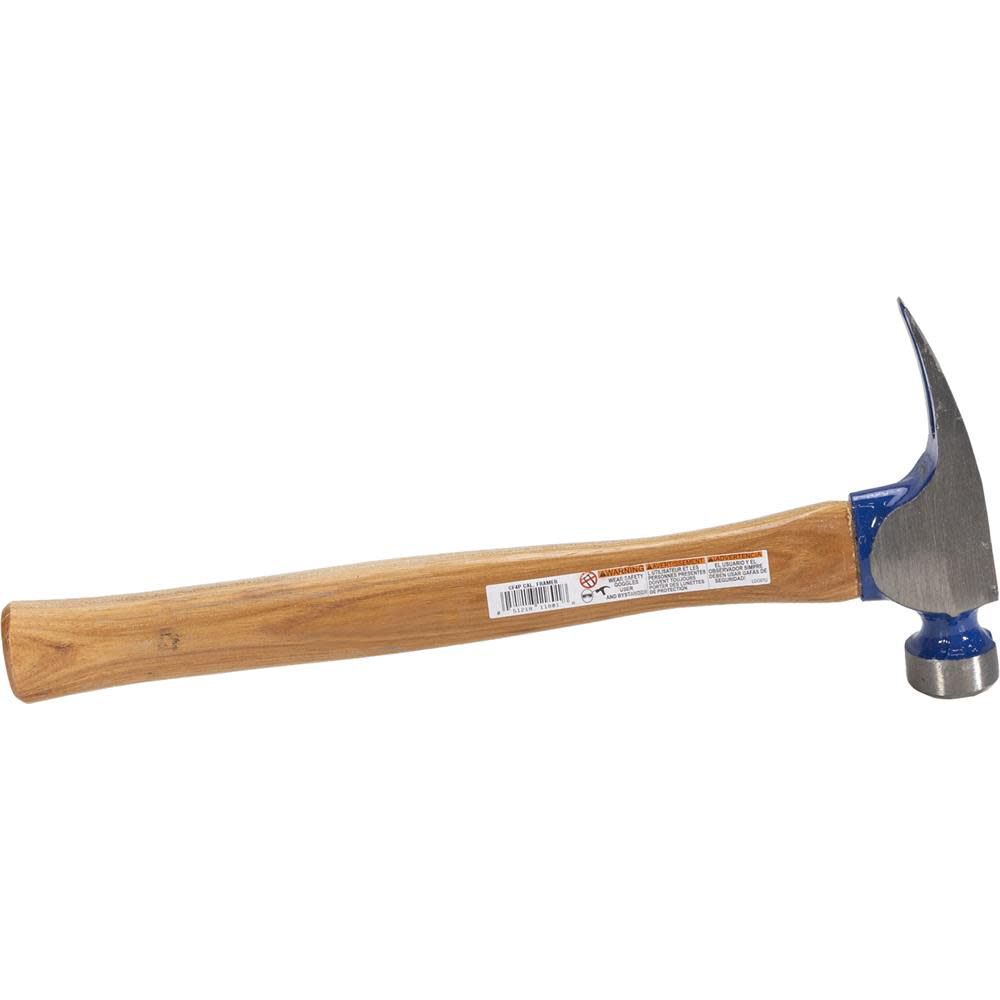 Vaughan CF4P 16 Oz California Framer Hammer with Hickory Handle, large image number 3