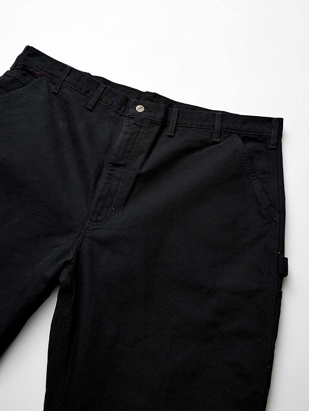 Carhartt Men's Duck Dungaree Flannel Lined 33x30 Black Work Pants