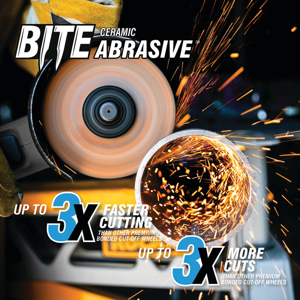 Spyder 4.5 Inch Ceramic Cut-Off Wheel, Type 1, 7/8 Inch Arbor, 0.045 Inch Thick, large image number 3