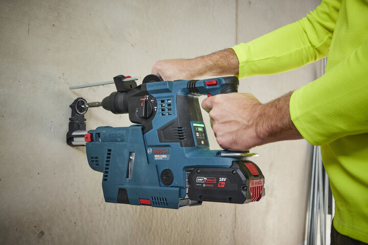 Bosch 18V Connected Ready SDS-Plus Bulldog 1-1/8 Inch Rotary Hammer Kit Reconditioned, large image number 3
