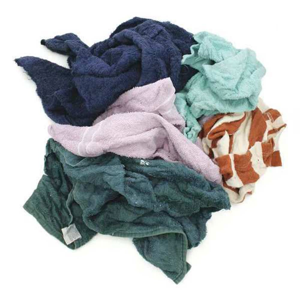Reclaimed Textiles 20 lb. Poly Bag of Color Terry Rags, large image number 2