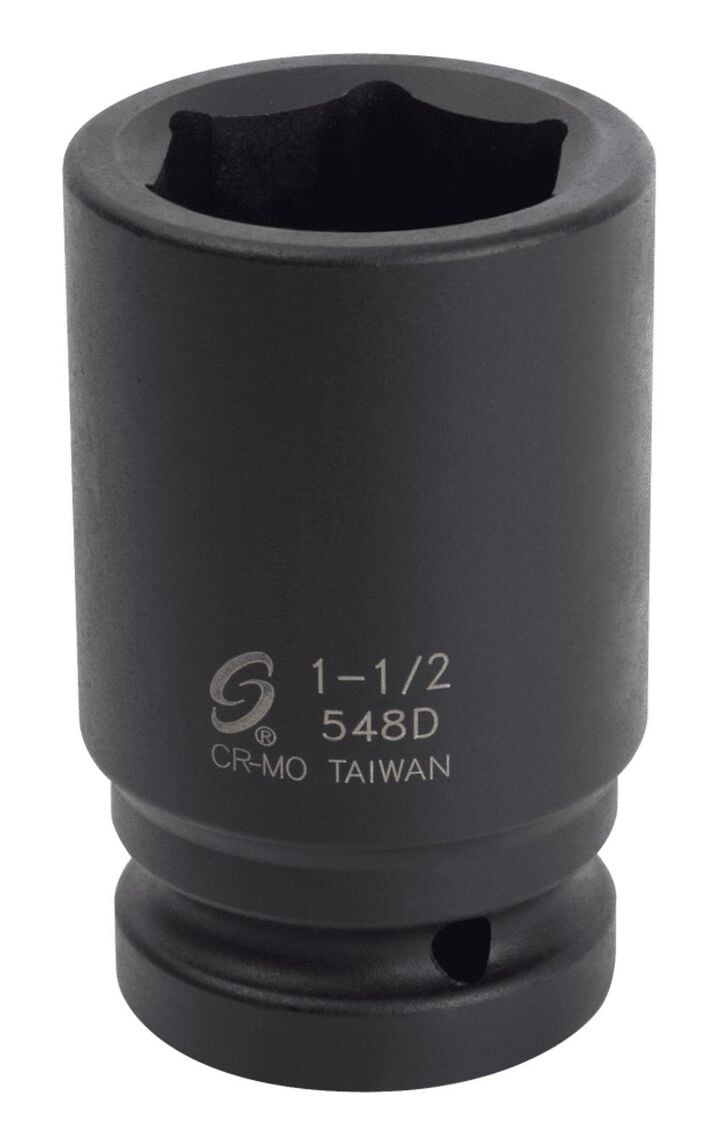 Sunex 1 Inch Dr 1 1/2 Inch Deep Impact Socket, large image number 0