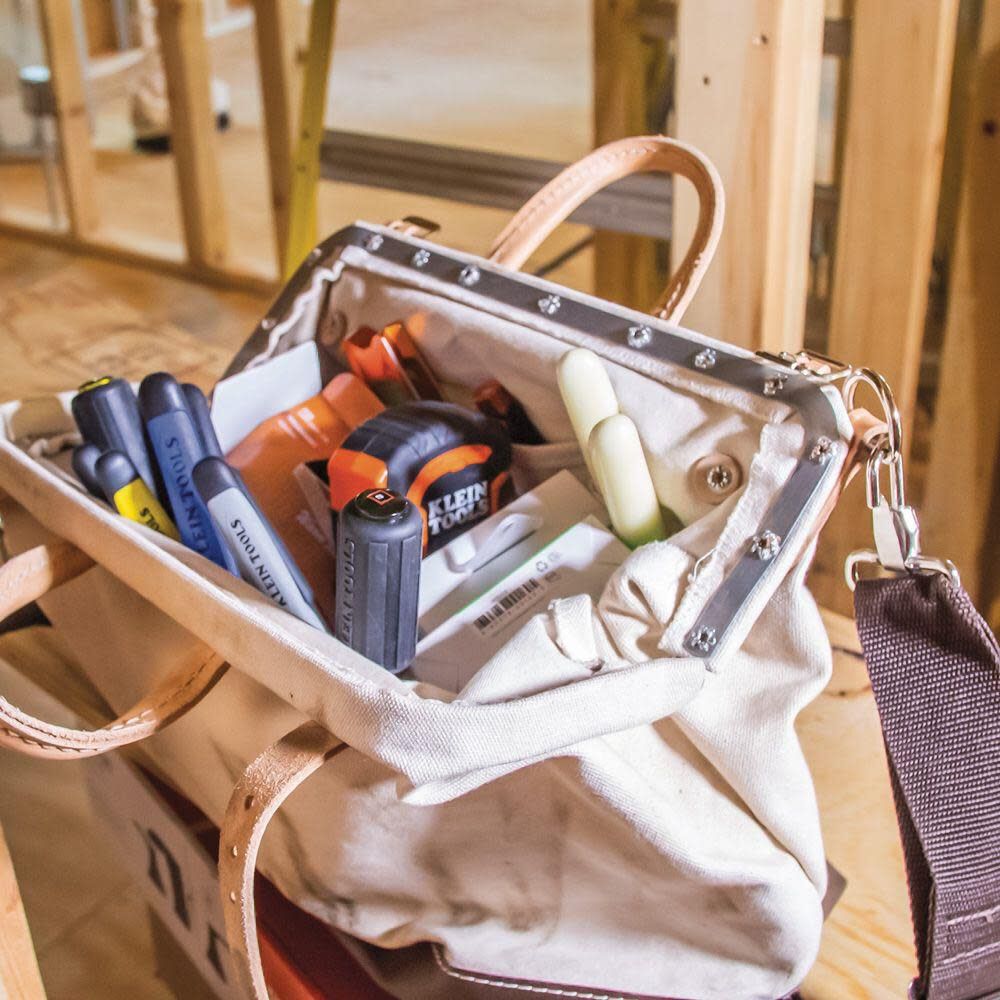 Klein Tools 18in Deluxe Canvas Tool Bag, large image number 4