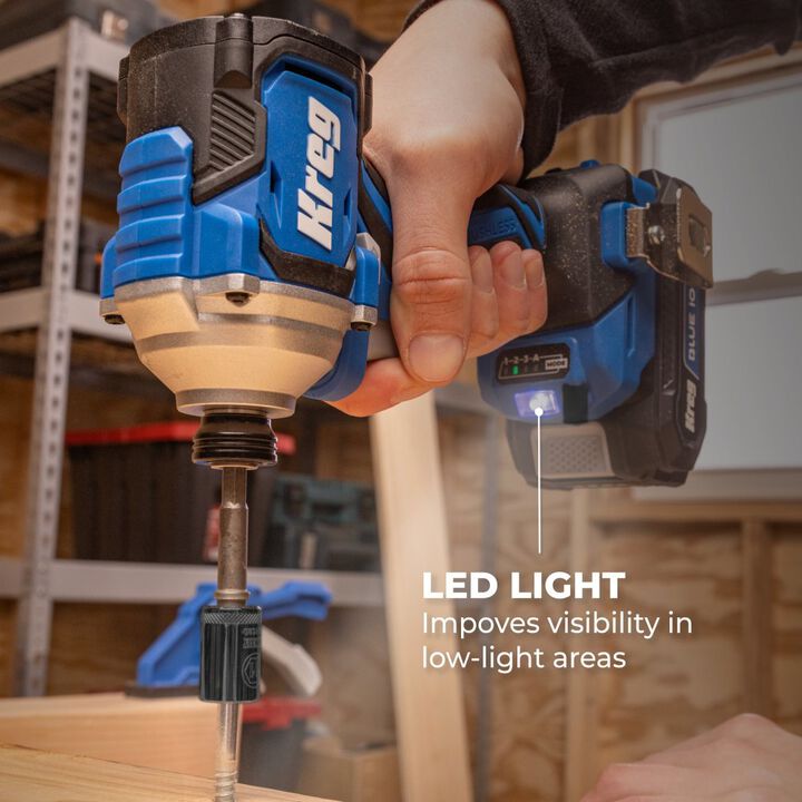 Kreg 20V Ionic Drive 1/4 Inch Compact Impact Driver (Bare Tool), large image number 8