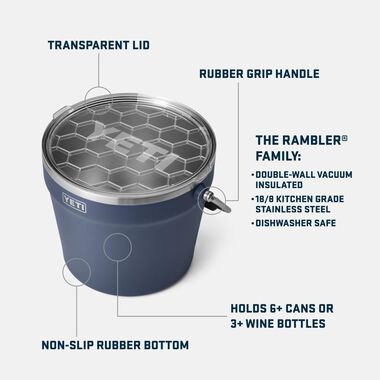 YETI CA Rambler Ice Bucket