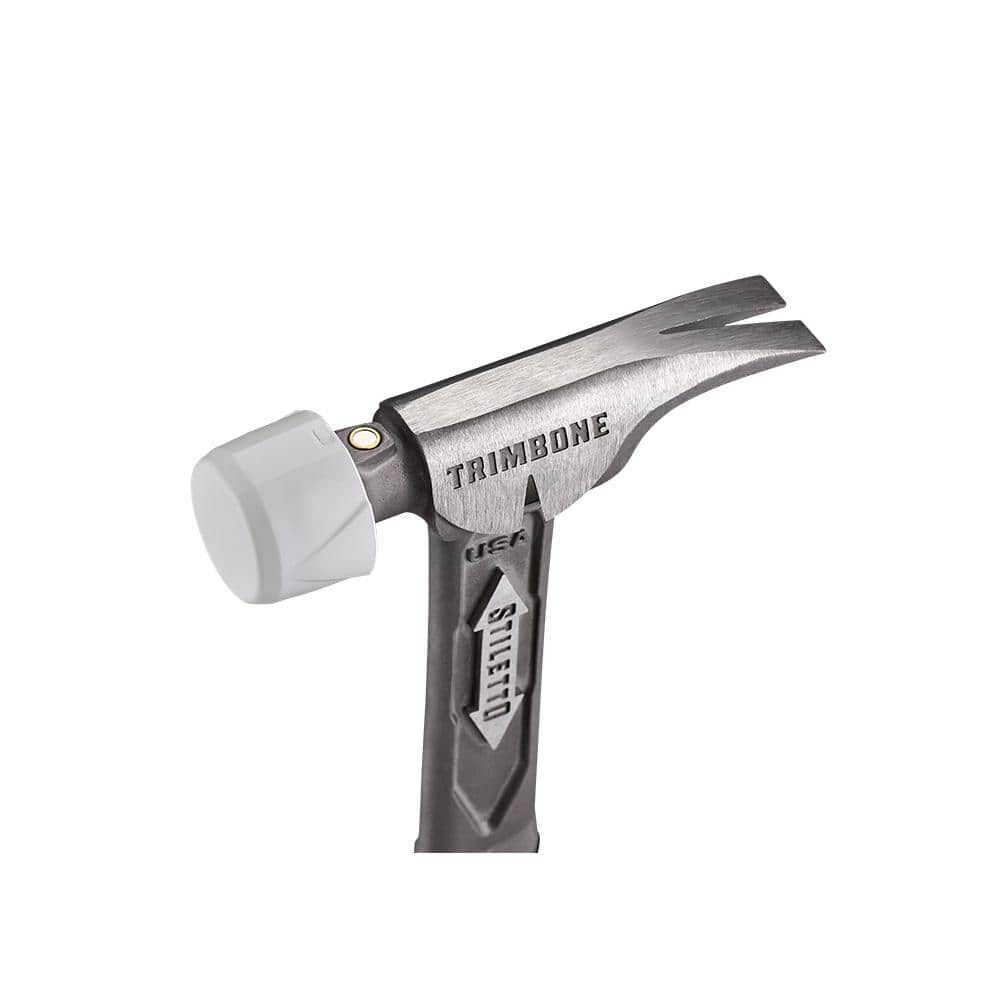 Stiletto TRIMBONE 10 Ounce Smooth Steel Face Hammer, Mallet Cap Kit Bundle, large image number 15