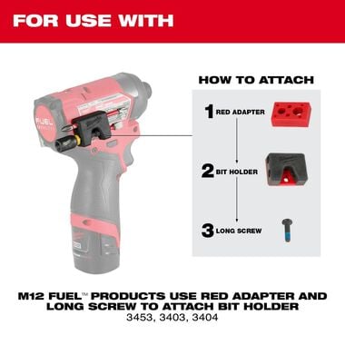 Milwaukee M18/M12 Bit Holder Accessory, large image number 4