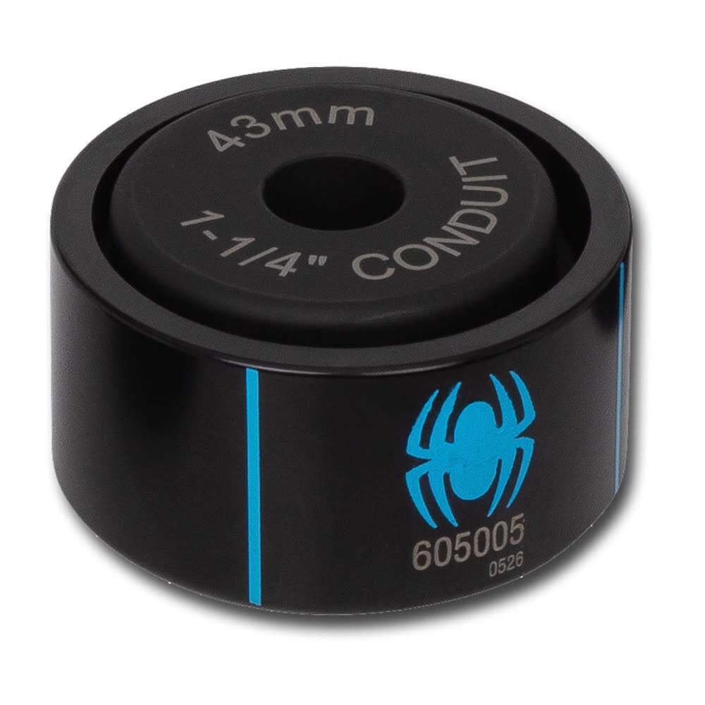 Spyder 1-1/4 Inch Conduit, 43mm Punch Die, large image number 1