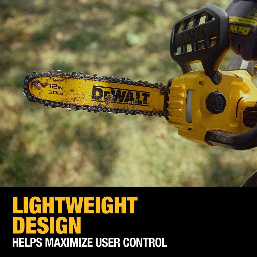 DEWALT 20V MAX Compact 12 Inch Brushless Cordless Chainsaw Kit, large image number 5