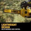 DEWALT 20V MAX Compact 12 Inch Brushless Cordless Chainsaw Kit, small image number 5