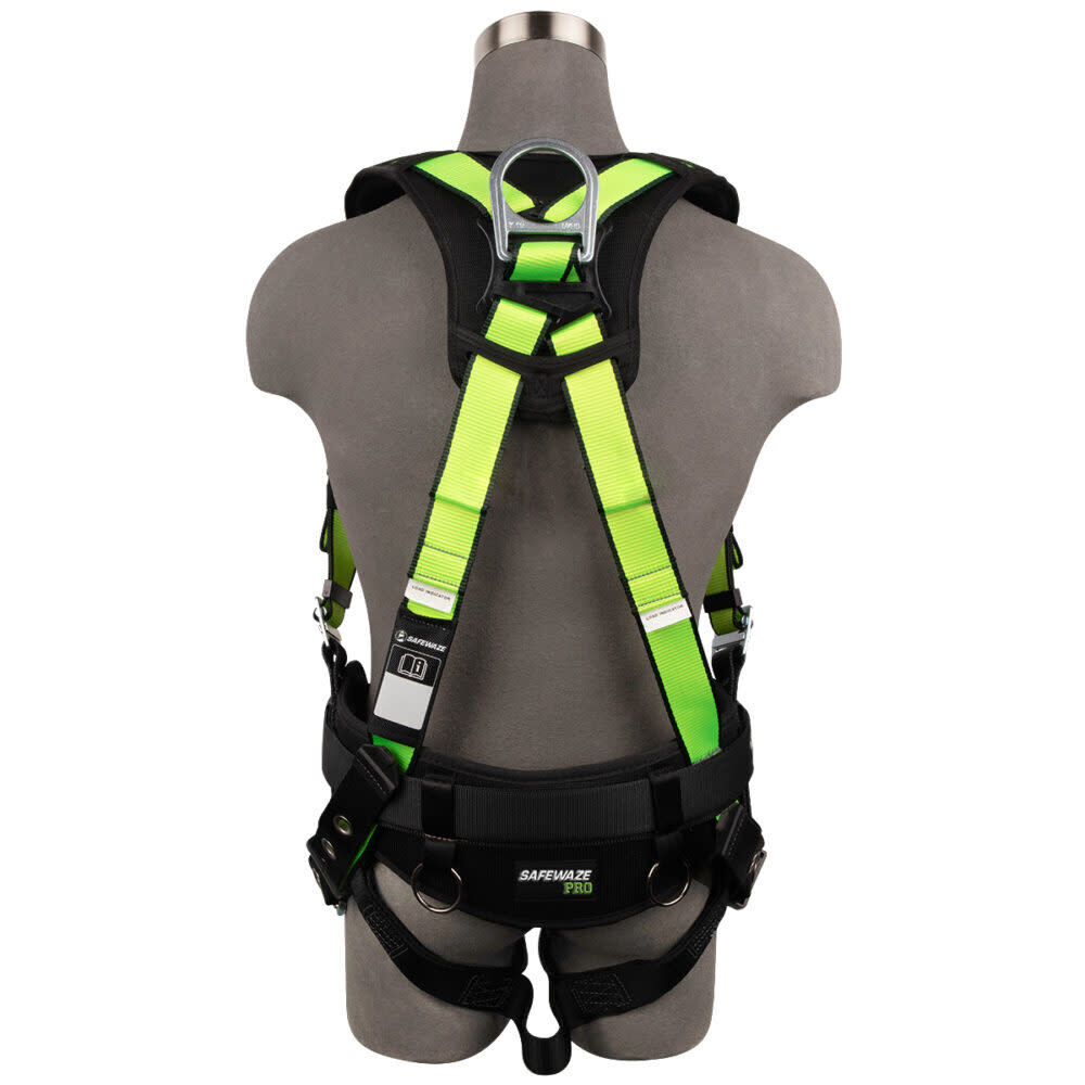 Safewaze PRO Construction Harness: 3D, QC Chest, TB Legs, large image number 2