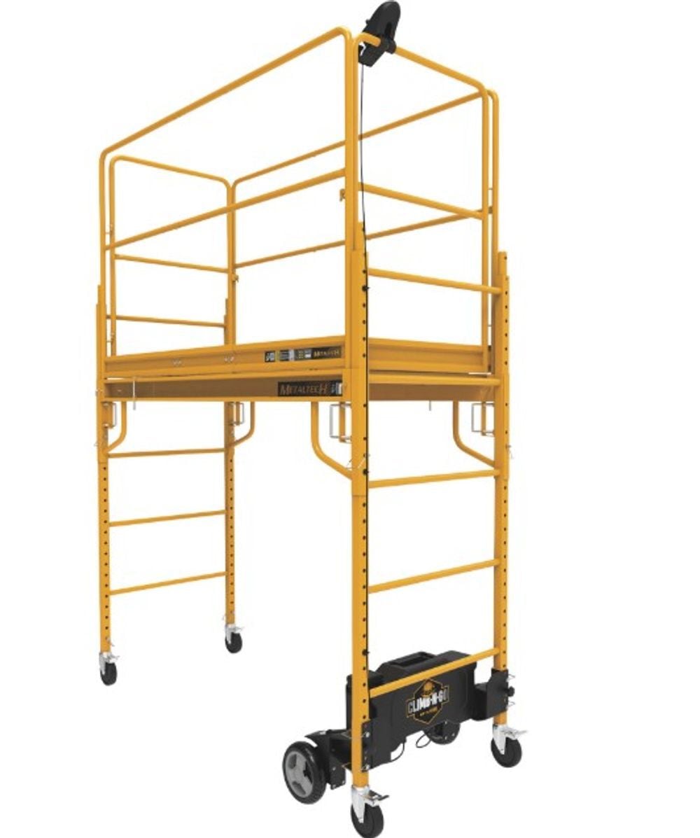 Metaltech Climb-N-Go Complete Motorized Jobsite 6ft Baker Scaffold Kit, large image number 1