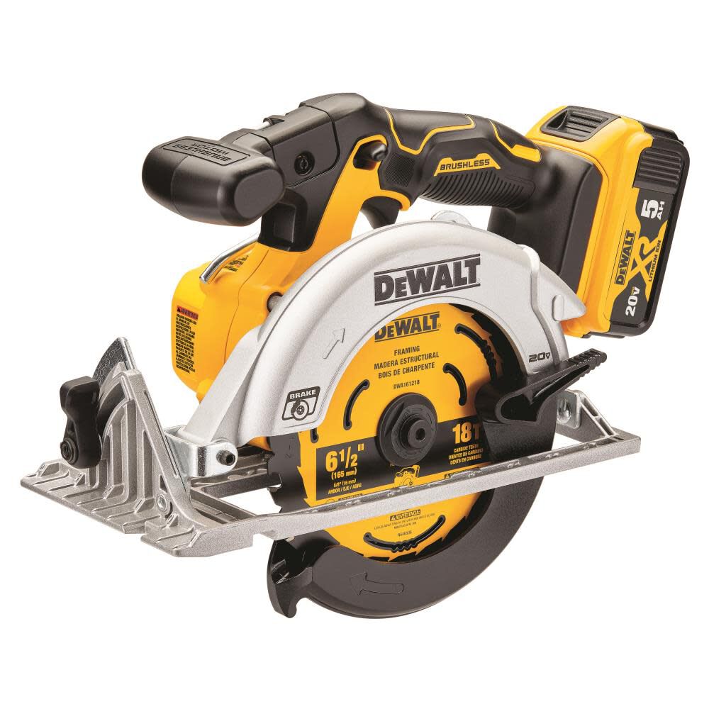 DEWALT 20V MAX 6-1/2 in. Brushless Cordless Circular Saw Kit Sansujyuku sansujyuku.com