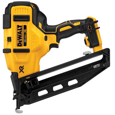 DEWALT 20 V MAX 16 Gauge Angled Cordless Finish Nailer (Bare Tool)