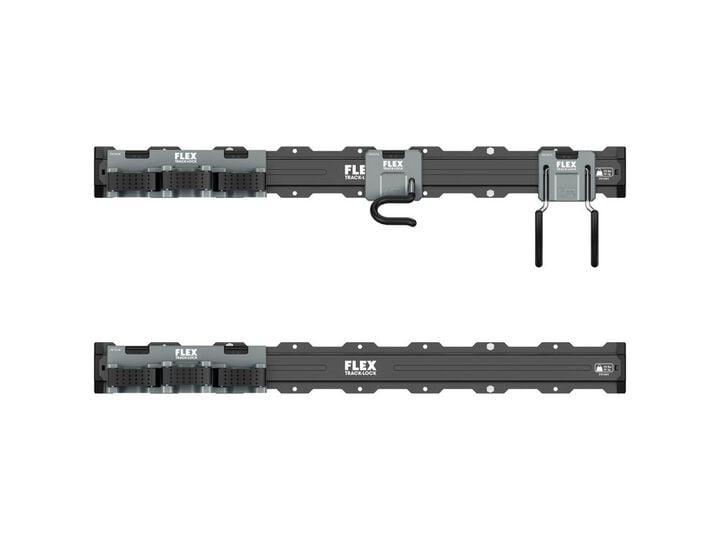 FLEX TRACK LOCK Landscaping Tool Wall Storage Set 6 Pieces, large image number 1