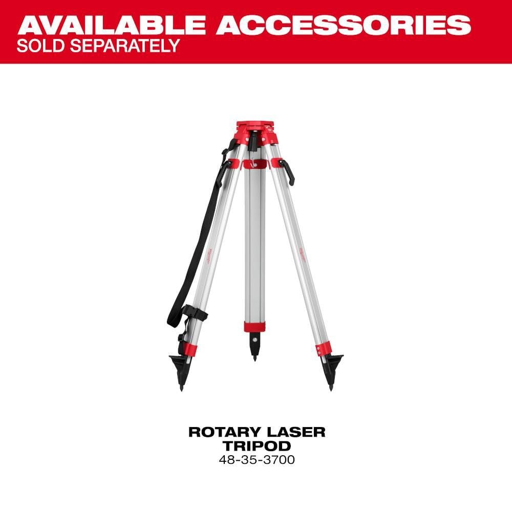 Milwaukee M18 Green Interior Rotary Laser Level Kit with Remote/Receiver & Wall Mount Bracket, large image number 10