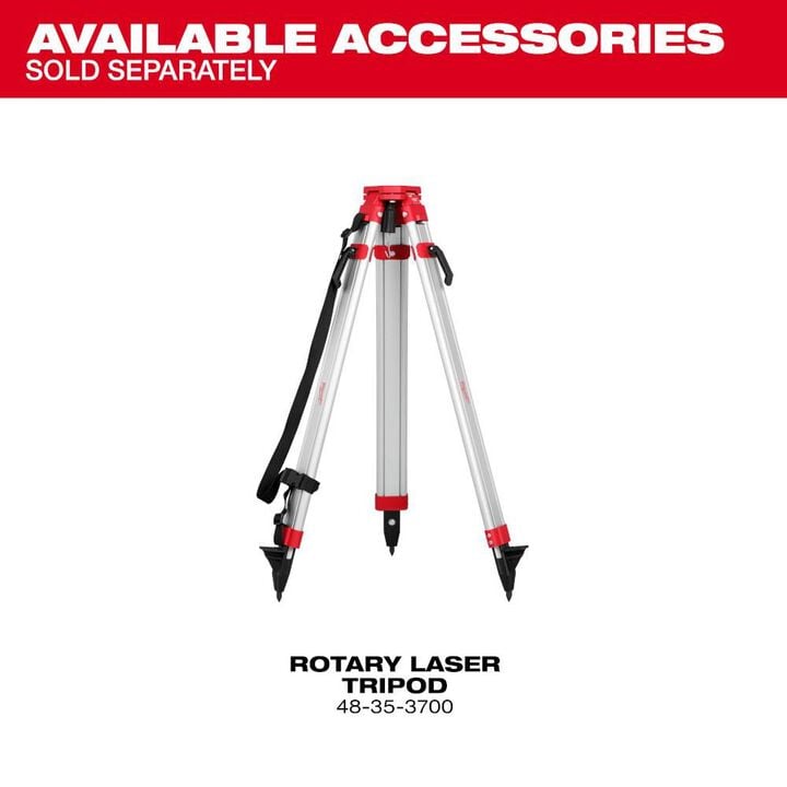 Milwaukee M18 Green Interior Rotary Laser Level Kit with Remote/Receiver & Wall Mount Bracket, large image number 9