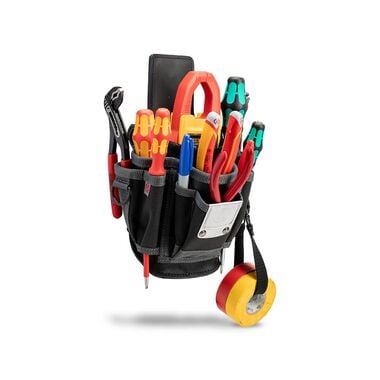 Veto Pro Pac Large 11 Vertical Pocket Tool Pouch with Leather-Back Pocket