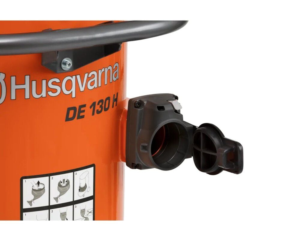 Husqvarna Construction DE 130 H 4HP 120-240V Electric HEPA Dust Extractor Reconditioned, large image number 7