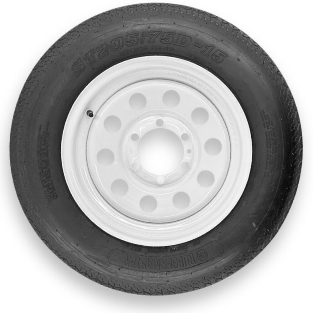 Rubbermaster Tire F78-15 6P TL & MTD 15 x 6 6 on 5.5 MODULAR, large image number 1