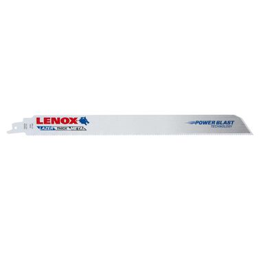 Lenox Reciprocating Saw Blade B12110R 12in X 1in X .042in X 10 TPI 25pk, large image number 0
