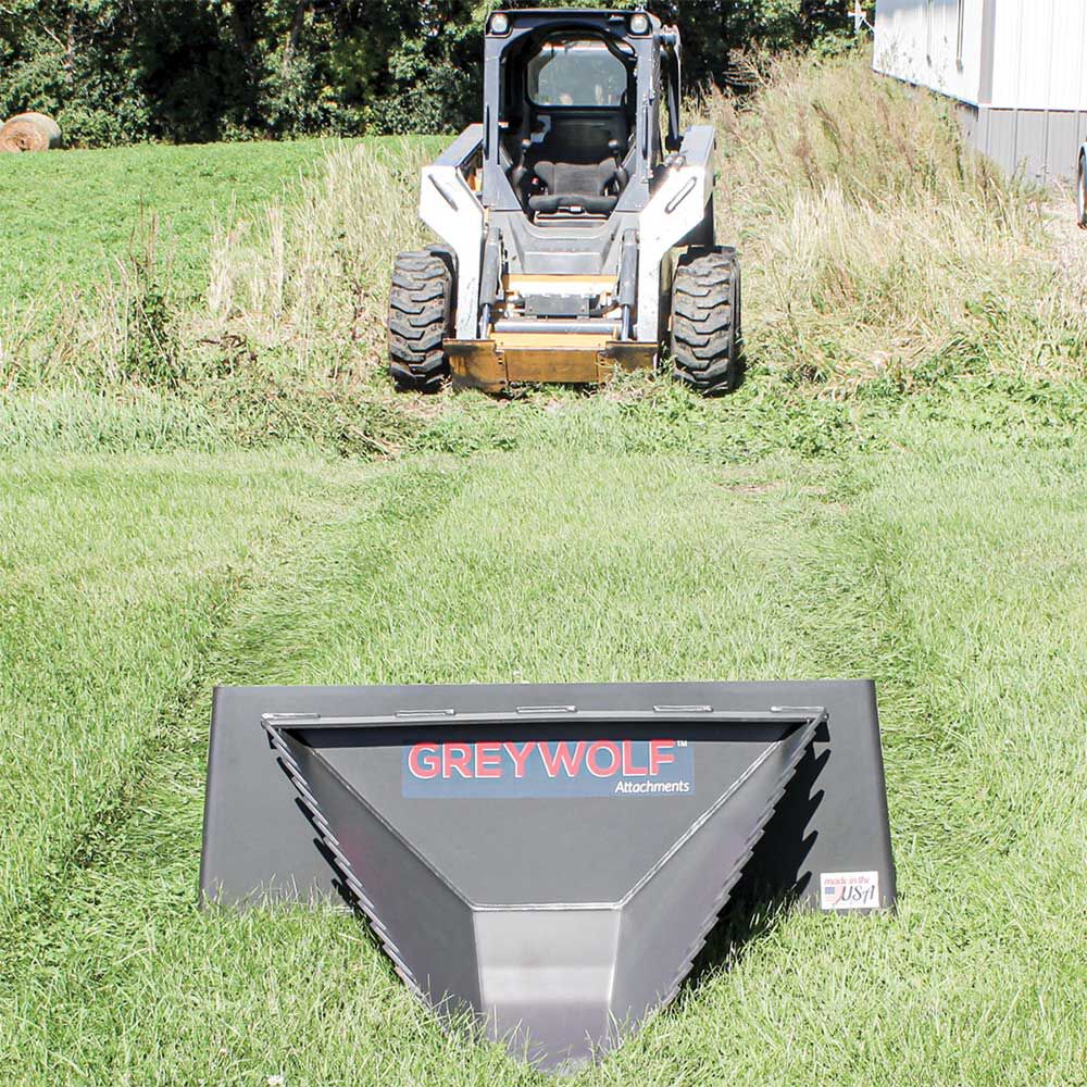 GreyWolf Attachments Stump Bucket Skid Steer Attachment, large image number 9