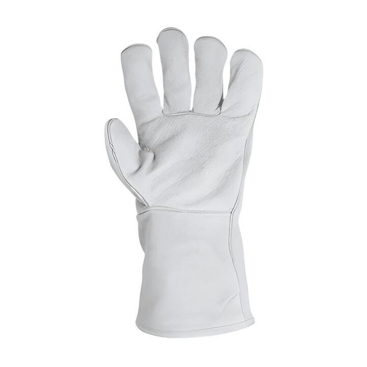 CLC Split Cowhide Gunn Cut Welders Gloves Gray, Large, large image number 2