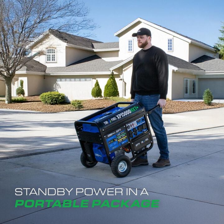 Duromax 15000 Watt Tri Fuel 50 State Portable Generator with CO Sensor, large image number 9