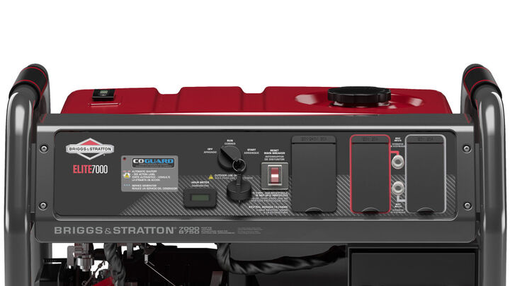 Briggs and Stratton Elite Series 8750 Watt Gas Powered 50 State Portable Generator with CO Guard, large image number 8