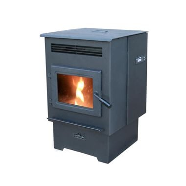 Cleveland Iron Works No.200 Medium EPA Approved High-Efficiency Pellet Stove with Smart Home Technology Heats 1200 Sq Ft Area