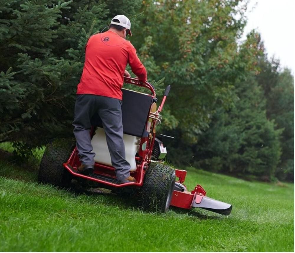 Stand on lawn 2025 mower