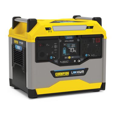 Champion Power Equipment 1638 Watt Hour 3200/1600W Power Station Lithium Ion Battery Solar Generator Portable