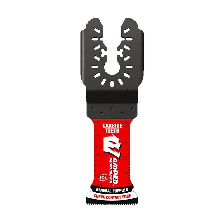 Diablo Tools 1-1/4 Inch x 2-1/8 Inch AMPED Universal Fit Oscillating Blade for General Purpose Cuts, 3 Pieces