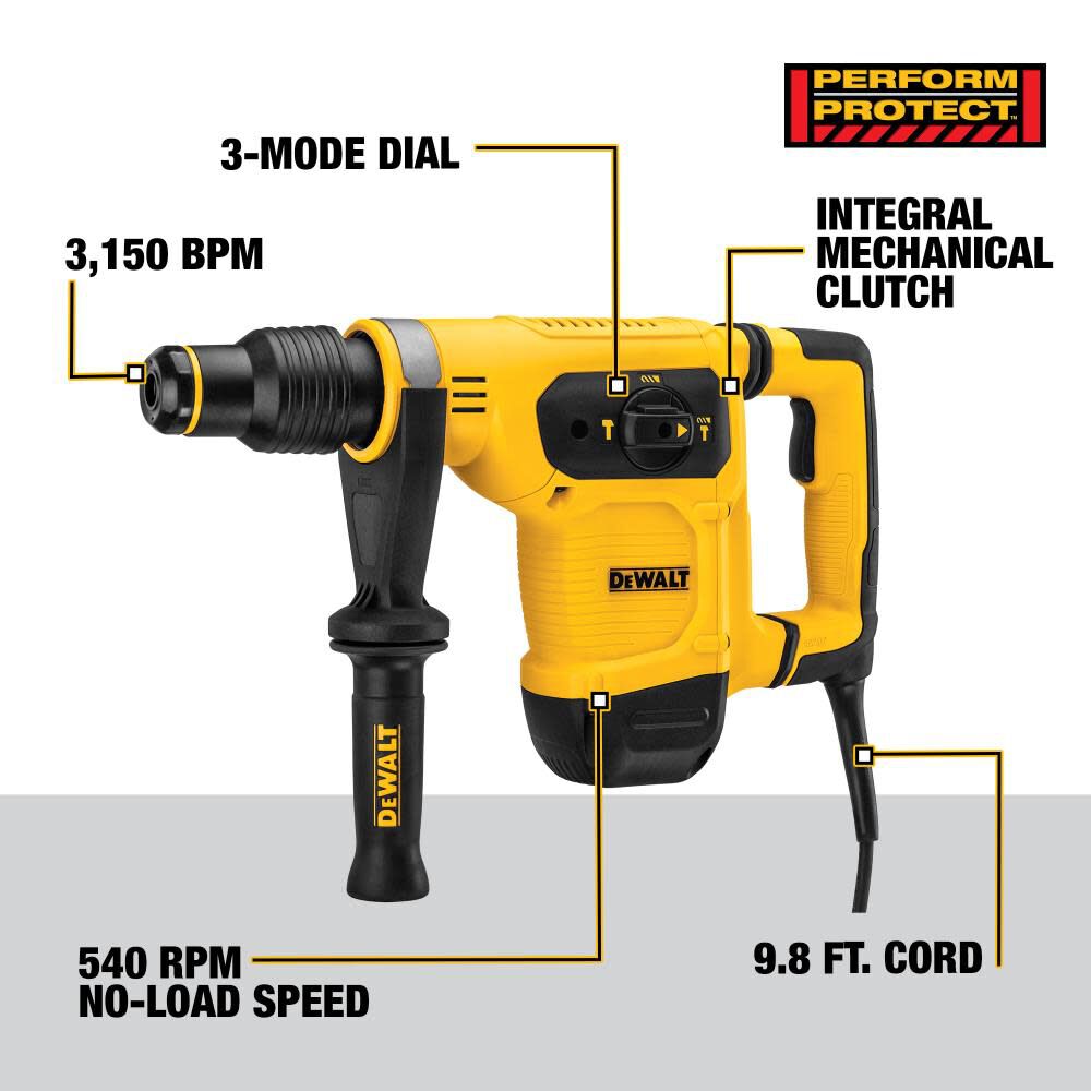DEWALT SDS Max Combination Hammer 1 9/16in Simolary simolary.com 8