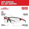 Milwaukee Safety Glasses - +2.50 Magnified Clear Anti-Scratch Lenses, small image number 2