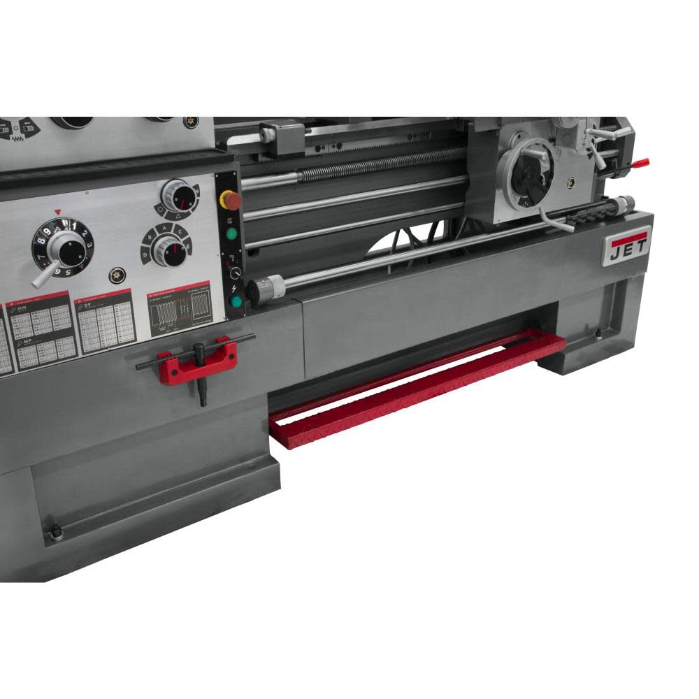 JET Gear Head 14 x 40 ZX Lathe with ACU-RITE 203 DRO Collet Closer & Taper Attachment, large image number 3