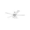 Westinghouse 52in Vintage White LED Indoor Ceiling Fan, small