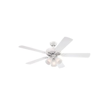 Westinghouse 52in Vintage White LED Indoor Ceiling Fan, large image number 0